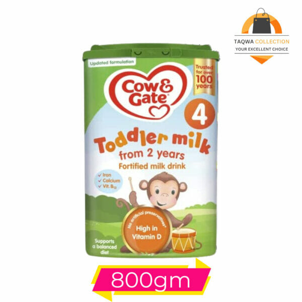 Cow & Gate 4 Toddler Baby Milk Powder Formula, 2-3 Years, 800gm